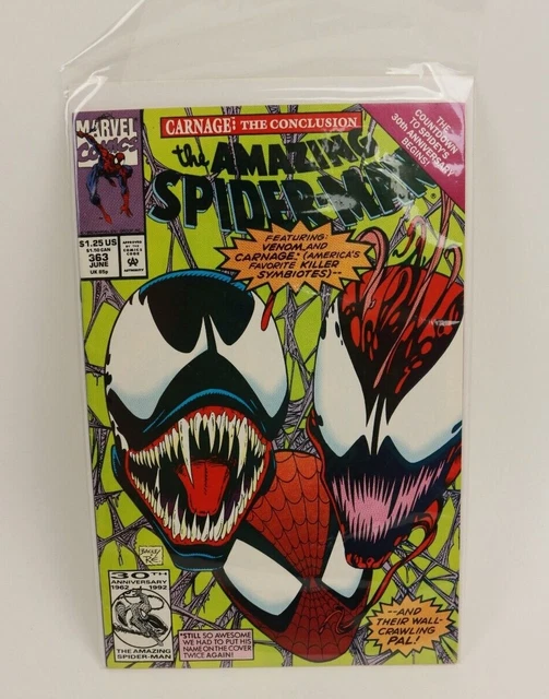 The Amazing Spider-Man #363 Marvel Comics 1992 Spiderman Carnage Venom