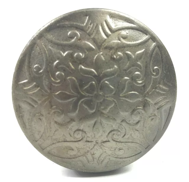 Antique Floral DOOR KNOB Victorian Art Nouveau Salvage  Architectural Reclaimed