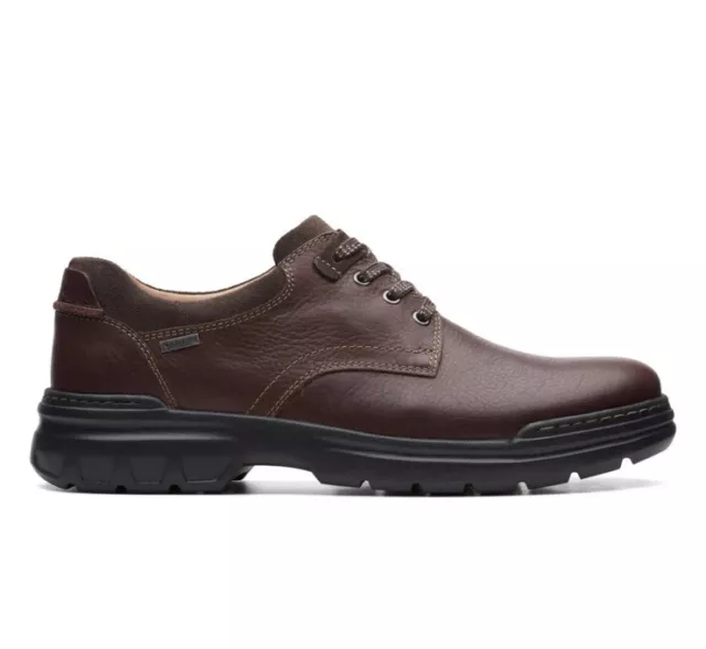 CLARKS MENS CASUAL Plus Shoes BAYSTONE GO GTX Black Leather UK 7 G EU 41 54.99 PicClick UK