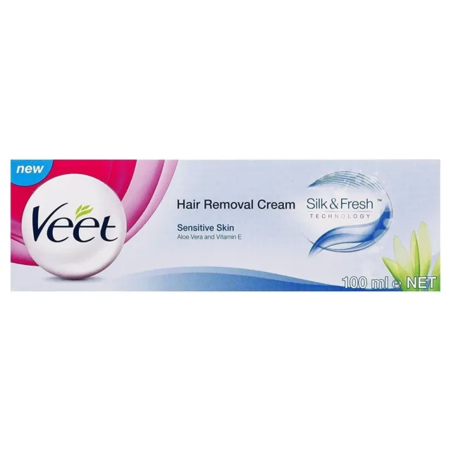 Veet Hair Removal Cream Silk & Fresh*Dry Skin* Sensitive Skin*Normal Skin 3
