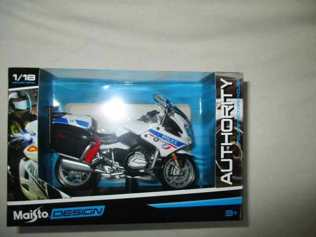 Miniature Moto Maisto Mais39056 Bmw R 1200 Rt Police Nationale 1/18