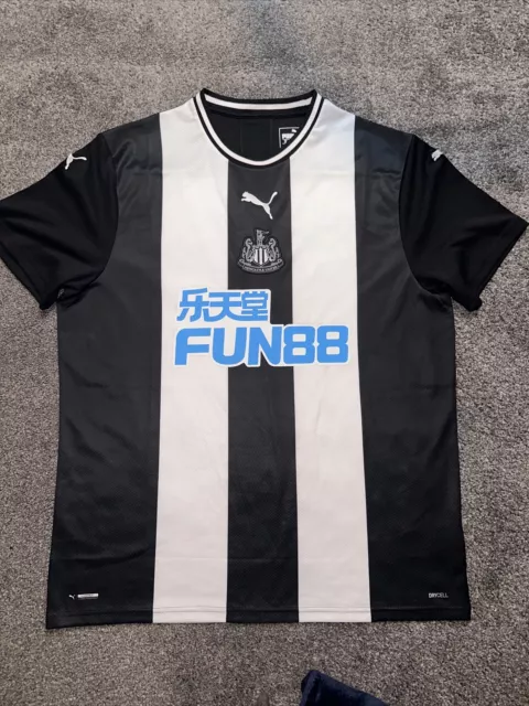 Newcastle United 19/20 Puma Home Football Shirt Soccer Jersey Size  Xl Mens