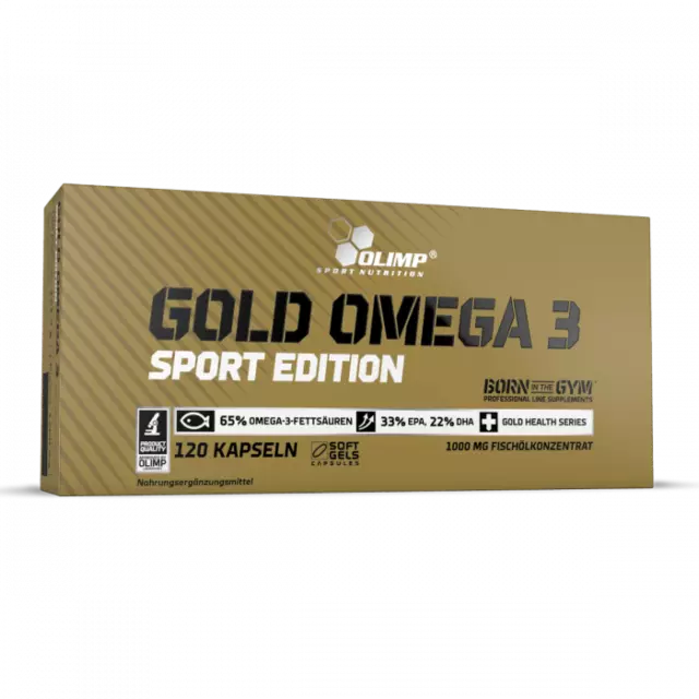 Olimp Gold Omega 3 Sport Edition 120 Kapseln Fischölkonzentrat EPA DHA