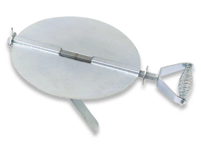 VALVOLA IN LAMIERA Zincata Per Tubo Stufa Da 8 Cm EUR 19,50 PicClick IT