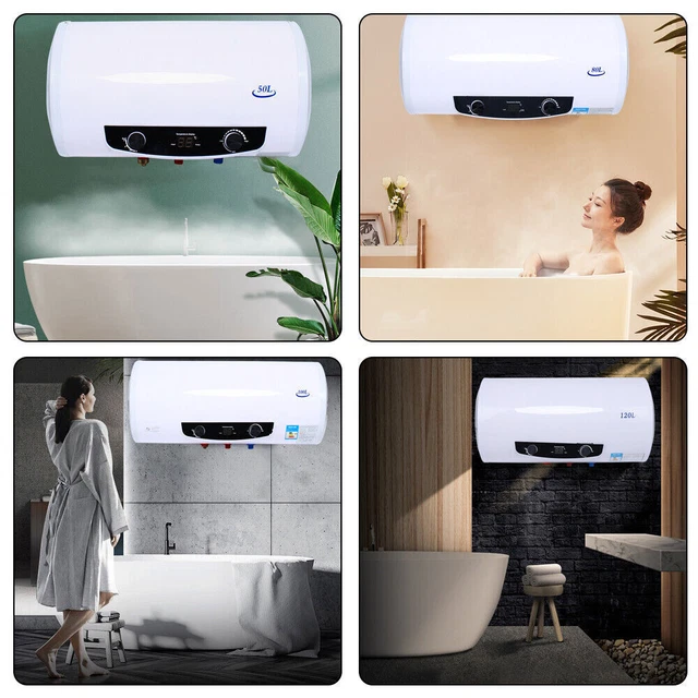 70L 2KW HORIZONTAL Elektro Warmwasserspeicher Boiler Water Heater W/ Handbrause EUR 162,35