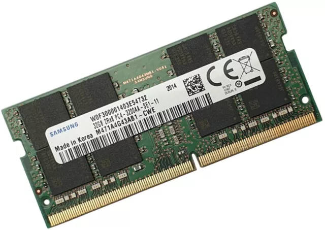 1x 32 GB RAM DDR4 3200Mhz PC4-3200AA per laptop da gioco Dell G5 15