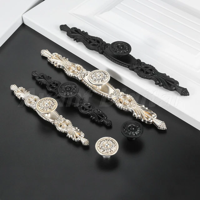 Retro Furniture Handle Vintage Door Pulls Cabinet Cupboard Drawer Knobs Handles