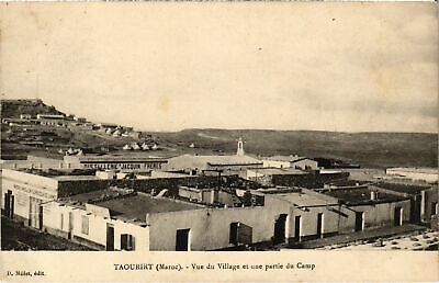 CPA ak morocco taourirt-vue du village and a part of the camp (92742)