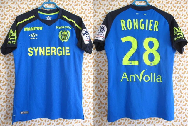 Maillot Fc Nantes Kappa Darcheville #9 Synergie Jaune Porté 90 Maillot Fc Nantes Kappa Darcheville #9 Synergie Jaune Porté 90