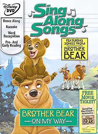 Sing-Along Songs: Brother Bear - On My Way (DVD, Walt Disney, Rick Moranis)