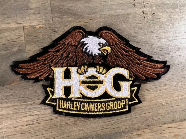 Eagle Gold Patch ~ Harley Davidson Owners Group HOG H.O.G.