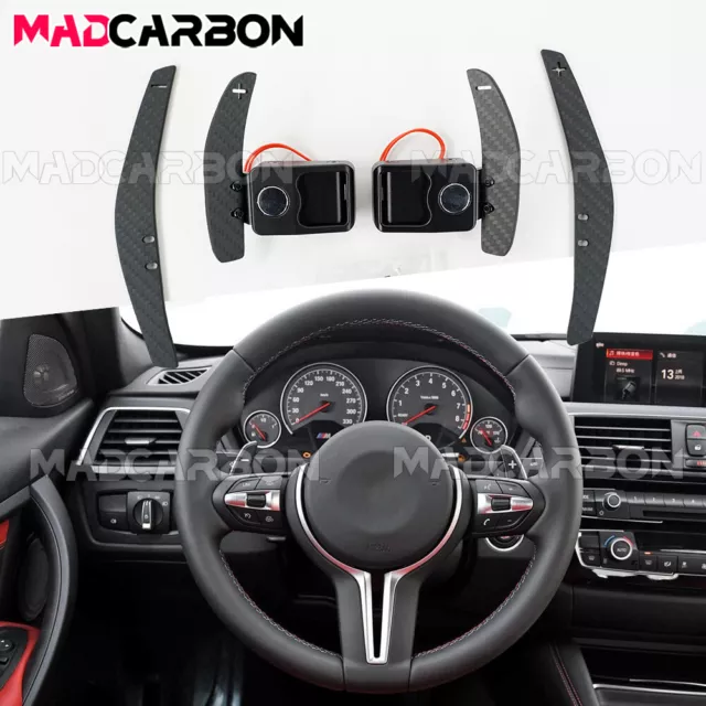 Magnetic Carbon Fiber Paddle Shifter for BMW F10 F30 F80 F82 F90 M3 M4 M5 M6 M7