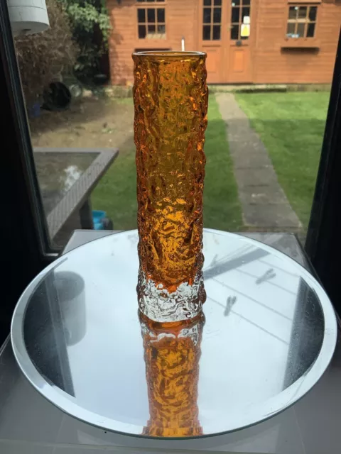 WHITEFRIARS Tangerine Finger Vase Beautiful Condition