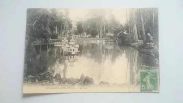 CPA - 58 NEVERS - Pougues-les-Eaux , Le lac