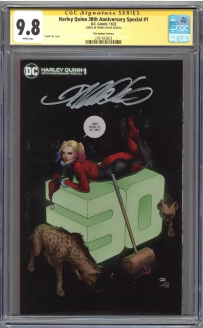 Harley Quinn 30th Anniversary Special #1 (2022) CGC 9.8 NM/M Signed by Frank Cho