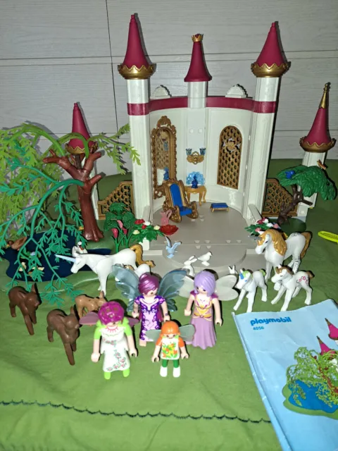 Playmobil 4056 Feen Schlösschen mit Zubehör und Extras + Anleitung