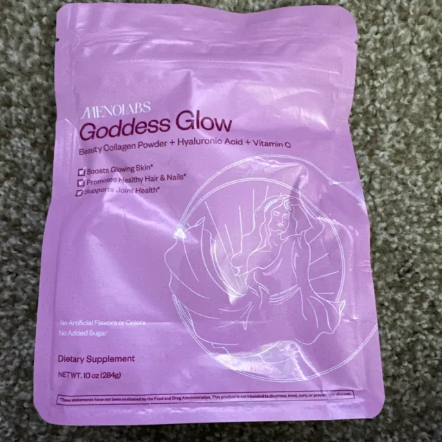 NEW Menolabs Goddess Glow Beauty Collagen Hyaluronic Acid And Vitamin C Powder