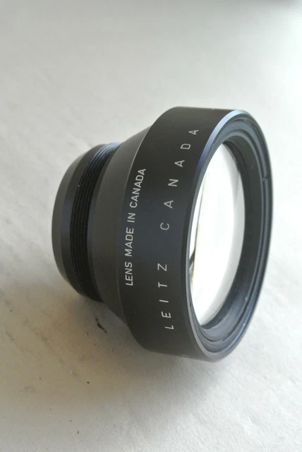Lente Leitz Leica Elcan 170 mm f9,5 Canadá, montaje en tornillo, acabado inusual, muy raro
