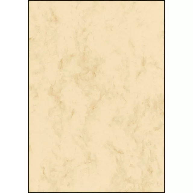 SIGEL Briefpapier Marmor beige DIN A4 200 g/qm 50 Blatt