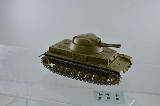 Miniature Char Panzer PZ IV Tourelle Surblindée Solido 1/50, Hachette, état D'usage