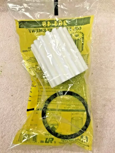 Oil Filter Replacement Cartridge Element, Gasket, General 1A-25A, #264-48