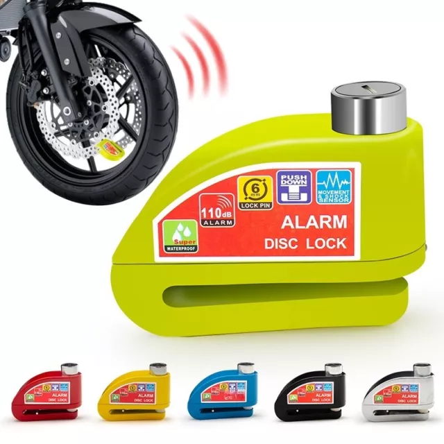 Alarme de Sécurité pour Moto avec Verrou de Disque - Alliage d'Aluminium  Cadena