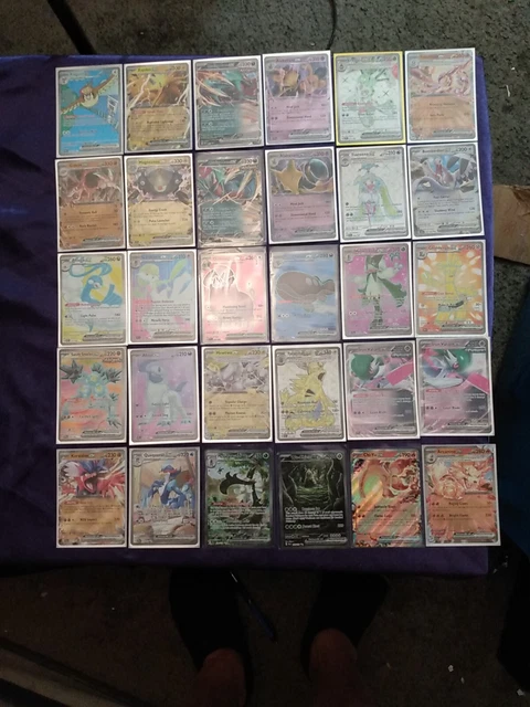 Lot Of 30 Pokemon Ex Cards Zapdos, Alakazam, Tyranitar And More