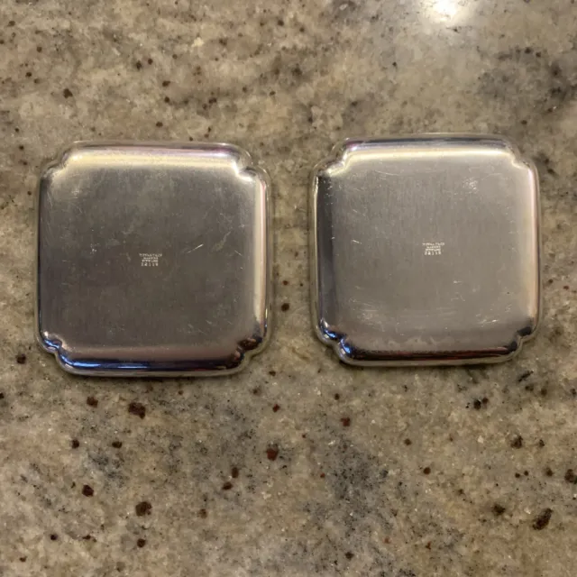 (2) Tiffany & Co., New York, Sterling Silver Coasters #22119