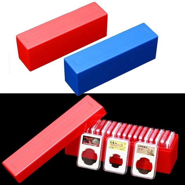 Portamonete da collezione con 20 slot per lastre PCGS senza capsule fornite