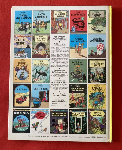 Les Aventures Tintin Et Les Picaros 1980/81 N’23C4 Casterman Hergé Bon État Bd 3