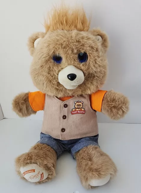 Teddy Ruxpin Animated Story Telling Bear 2017 Bluetooth LCD 15" Plush Tested!