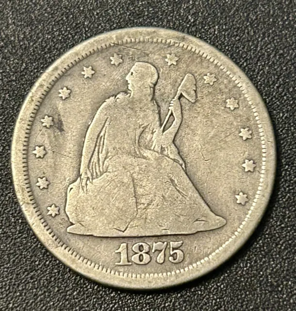 1875 Twenty Cent Piece- Seated Liberty