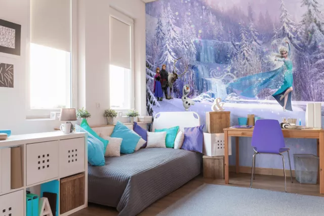 368x254cm Giant wall mural photo wallpaper Disney Frozen Elsa Anna Christof