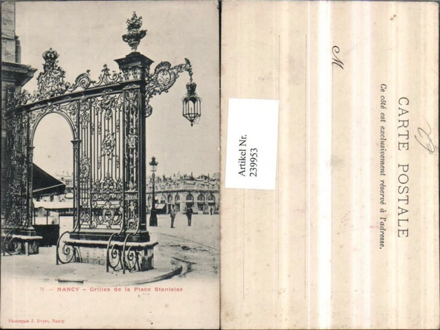 239953,Nancy Grilles de la Place Stanislas
