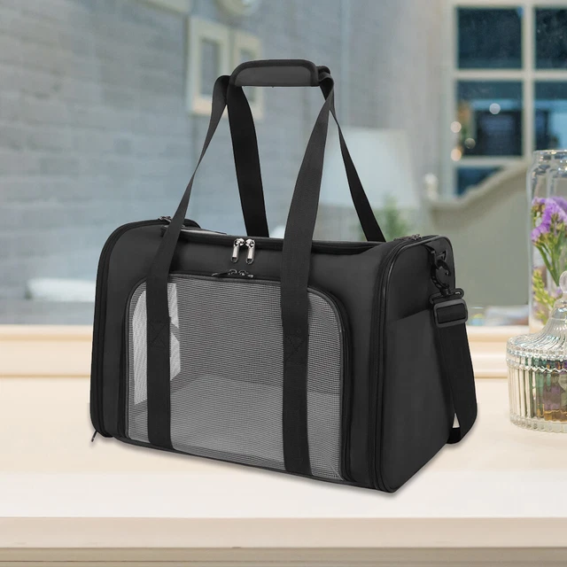 Borsa a mano per gatti portatore grande capacità borsa per animali domestici pieghevole forniture portatili per animali domestici