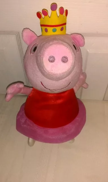 Fisher Price 2013 Talking Pink PEPPA PIG Plush Stuffed Animal Toy Doll