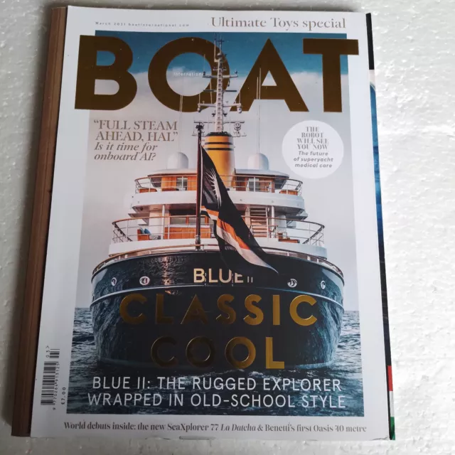 BOAT international (magazine) March 2021 Publication price £7.00