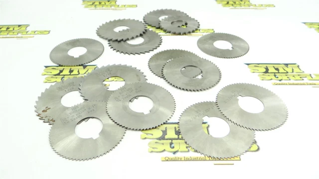 Lot Of 14 Assorted Hss Slitting Slotting Saws 2-1/2" 2-3/4" & 3" Dia Malco Lsi