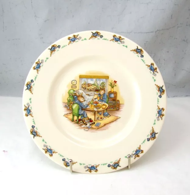 Royal Doulton BUNNYKINS "Breakfast Time" Salad Plate Excellent