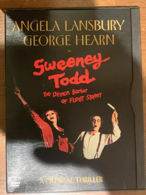 Sweeney Todd DVD Original 1982 Broadway Musical Version Region 1 in Snapper Case