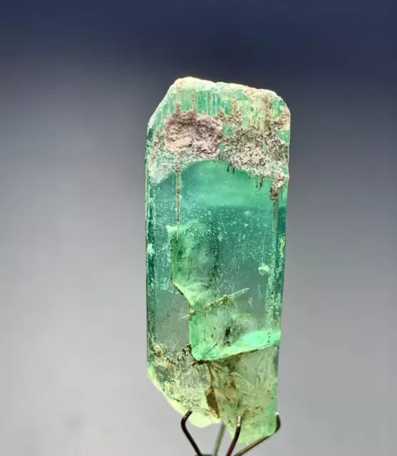 51 Cts double Terminated Hiddenite Kunzite Crystal from Afghanistan