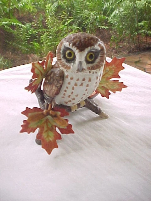 Lenox Bird Figure Saw Whet Owl