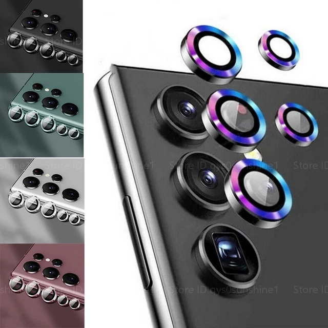 SAMSUNG GALAXY S22 S23 Ultra Metal Camera Lens Screen Protector Case