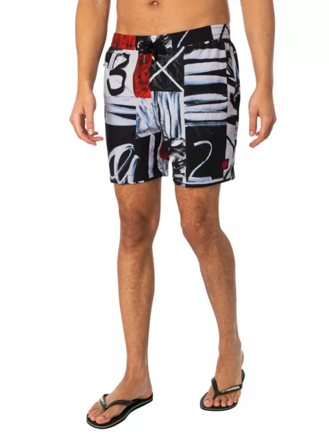 Deus Ex Machina Pour des hommes 10 X shorts de bain Boardshort, Multicolore