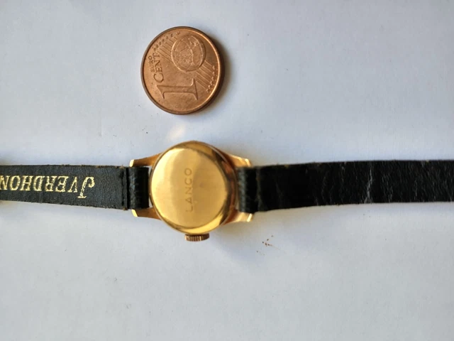 Splendido orologio Vintage Lanco donna cassa in Oro 18K . Funzionante.