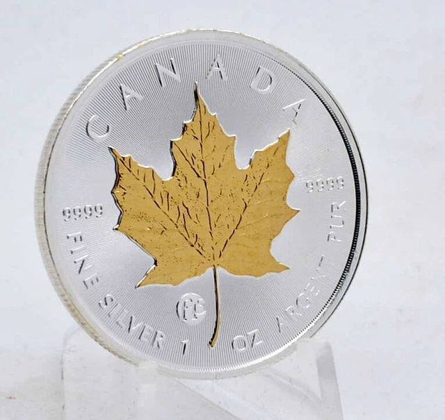 1 OZ SILBER Maple Leaf Canada 2020 Privy F15 Fabulous gilded