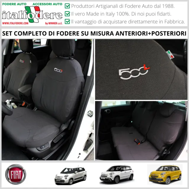 Housse de voiture adaptée à Fiat 500X 2015-actuel intérieur