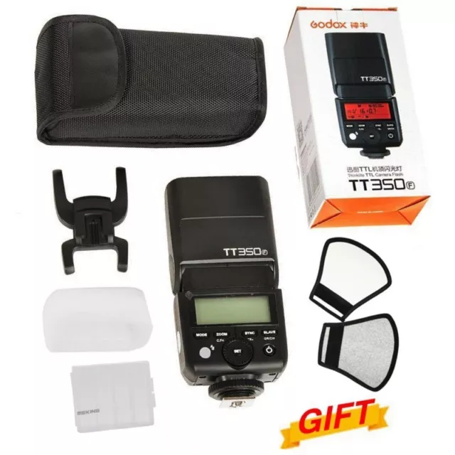Godox TT350F 2.4G TTL HSS Mini Camera Flash Speedlite for Fujifilm DSLR Camera