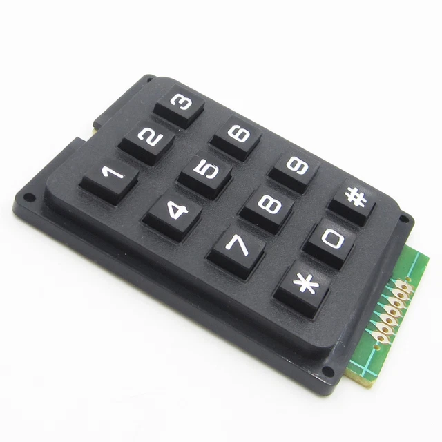 1PCS 4 x 3 Matrix Array 12 Keys 4*3 Switch Keypad Keyboard Module for Arduino
