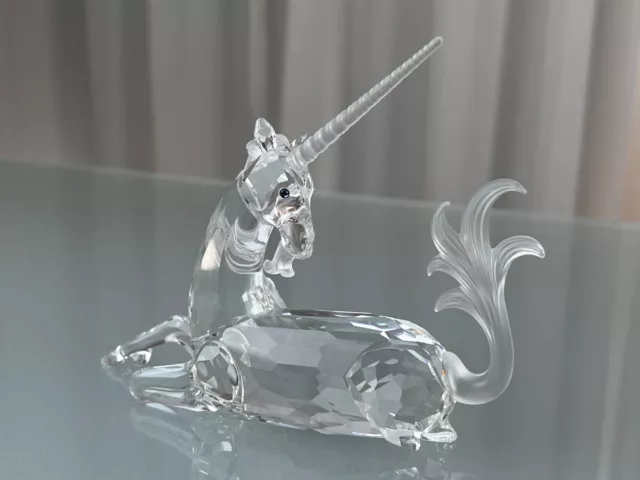 Swarovski Figur 191727 Jahresfigur Einhorn 14 cm. Top Zustand